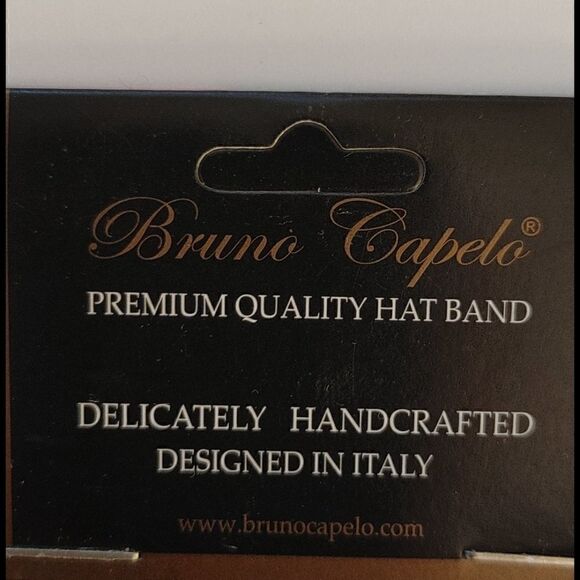 BRUNO CAPELO FASHION 3 PLEAT SATIN HAT BAND - Picture 2 of 2